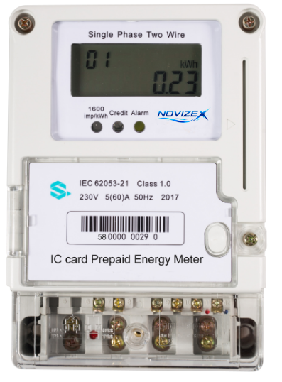 NOE18-C IC Card Prepaid Single Phase Electricity Meter