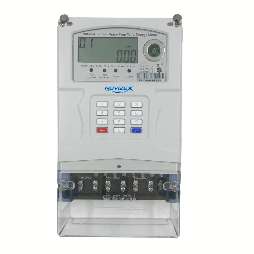 NOE38-A Keypad Prepaid Three Phase Electricity Meter