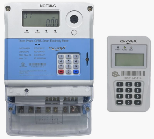 NOE38-G Prepaid Smart GPRS Three Phase Electricity Meter+CIU