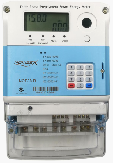 NOE38-G Prepaid Smart GPRS Three Phase Electricity Meter